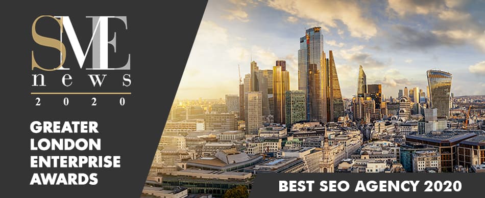 SME News Best SEO Agency 2020 Award